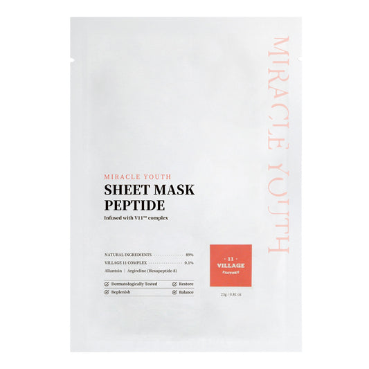 Village 11 Factory | Miracle Youth Sheet Mask Peptide